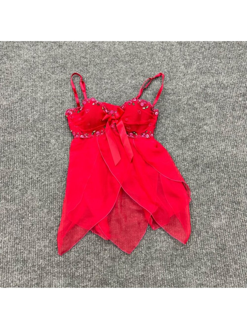 Victorias Secret Sexy Little Things Y2K Cherry Love Babydoll Lingerie Womens 36B